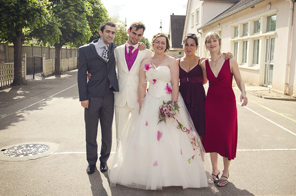 Mariage conte de fee vintage temoins