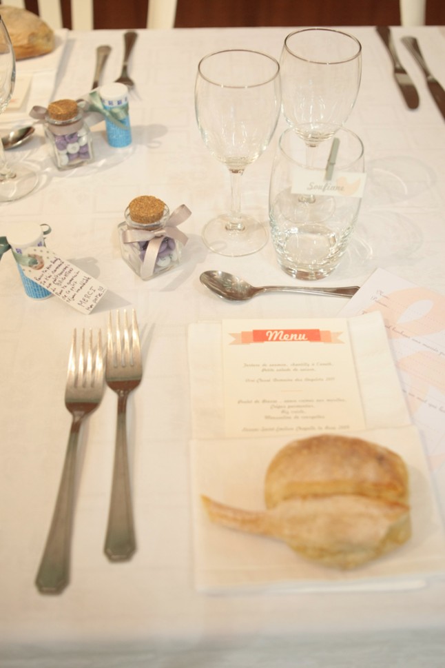 mariage rose champetre deco table