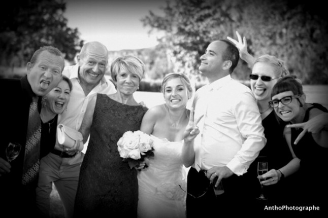 mariage rose champetre photos