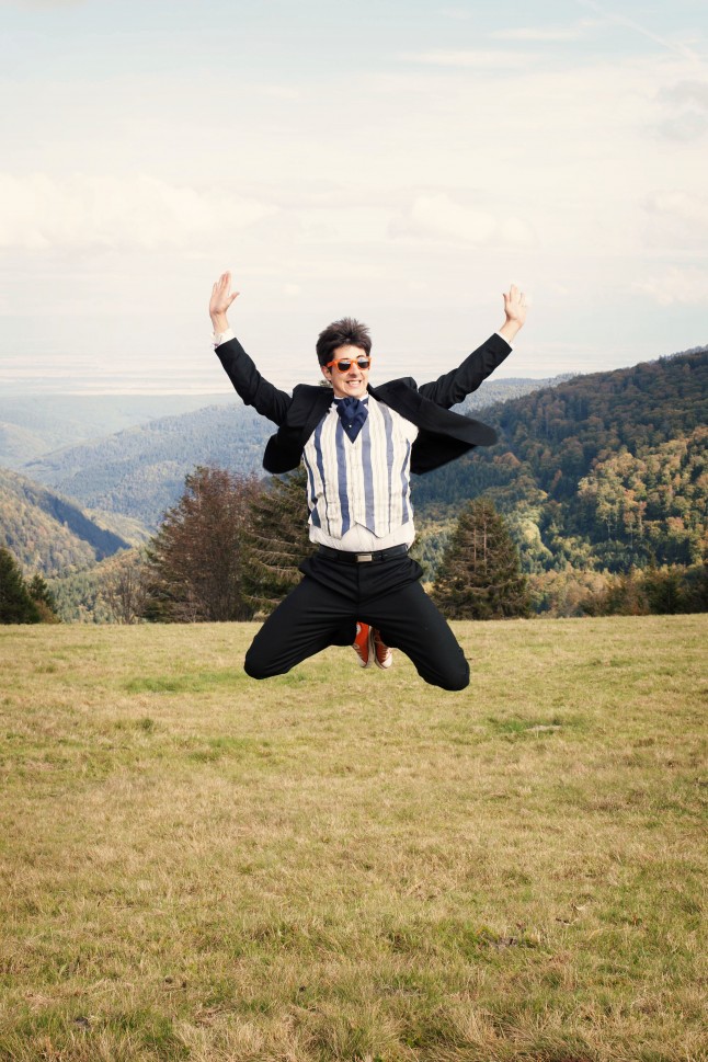 Séance photo Day After montagnes saut
