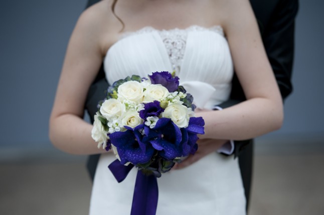 mariage Abbaye de Collonges thème oiseau bouquet