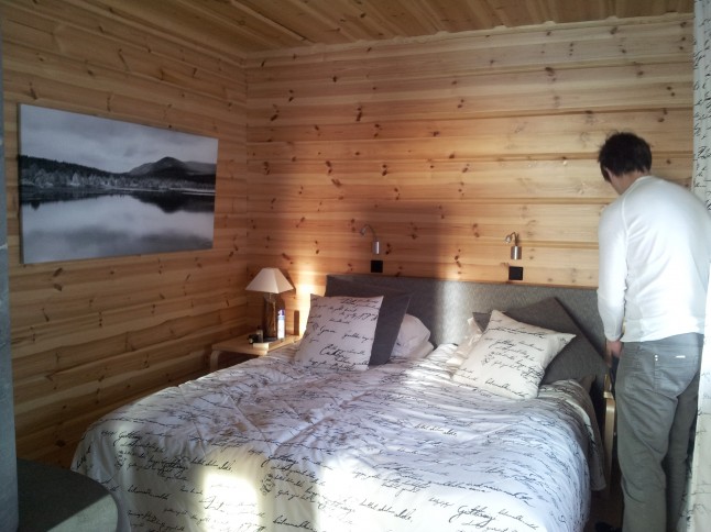 voyage de noces en Laponie finlandaise - le châlet