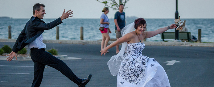 photo de couple mariés Beatles
