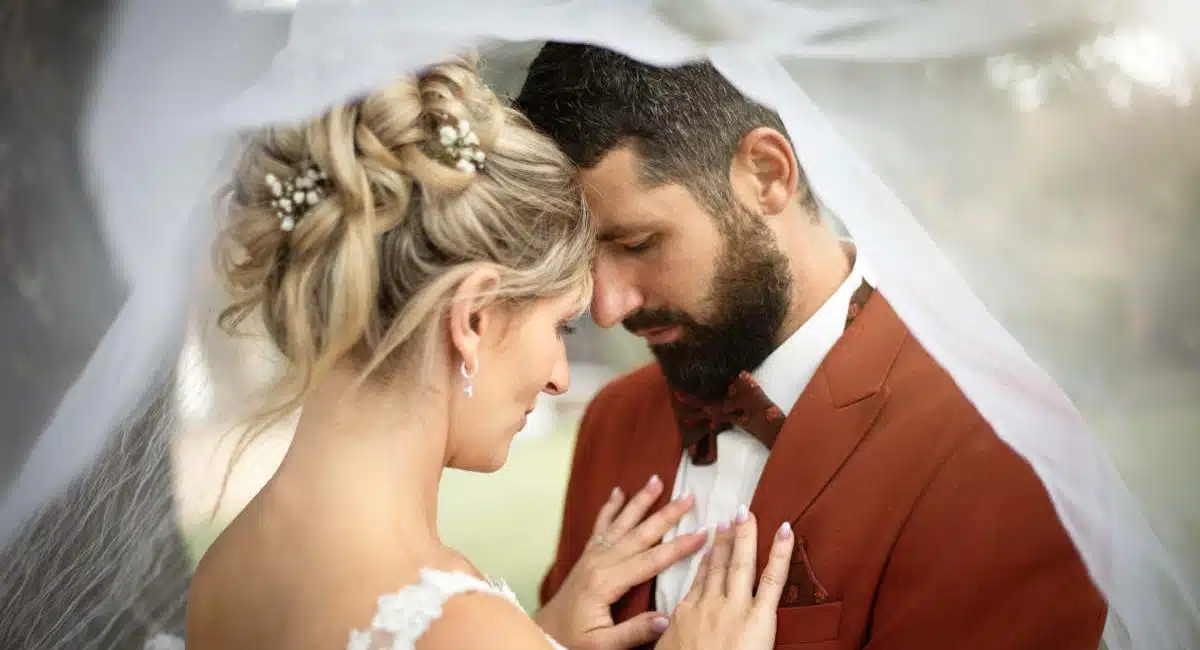 Une photo de mariage prise par le Studio Le Bon