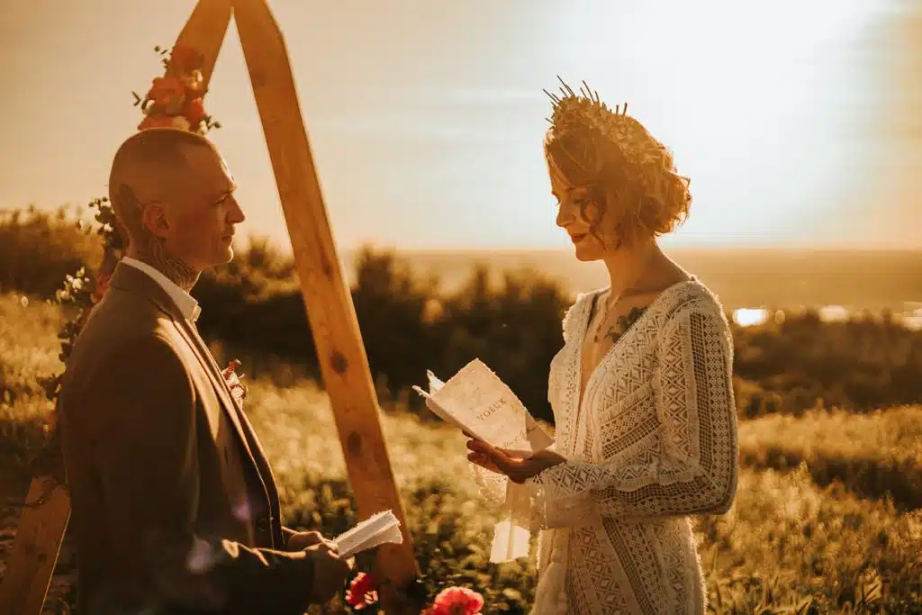 Shooting d'inspiration Elopement Gold Wild