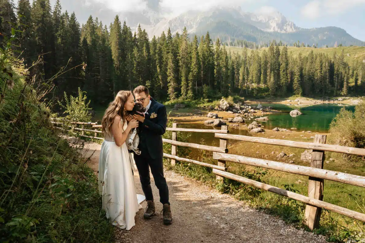 Shooting d'inspiration mariage dans les Dolomites