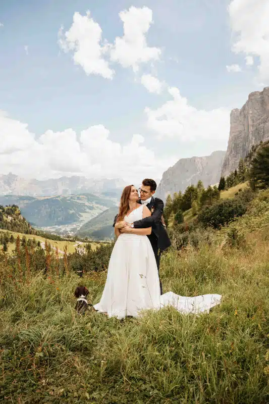 Shooting d'inspiration mariage dans les Dolomites