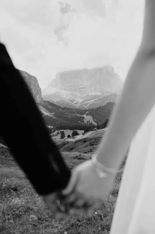 Shooting d'inspiration mariage dans les Dolomites