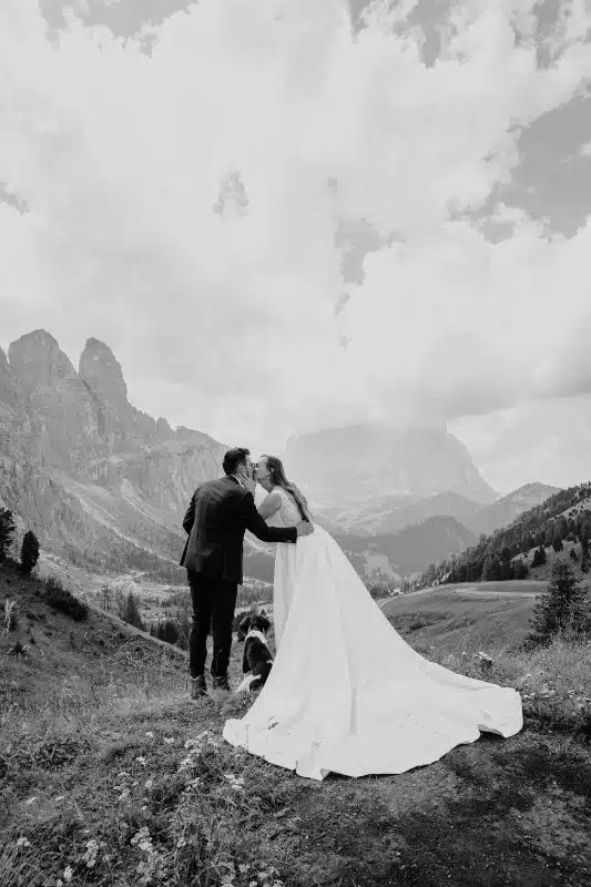 Shooting d'inspiration mariage dans les Dolomites