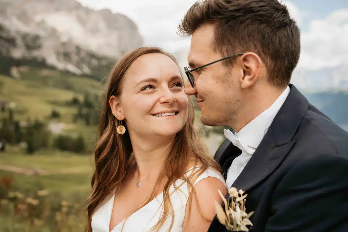 Shooting d'inspiration mariage dans les Dolomites