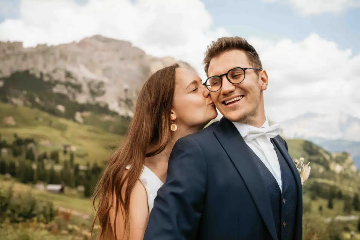 Shooting d'inspiration mariage dans les Dolomites