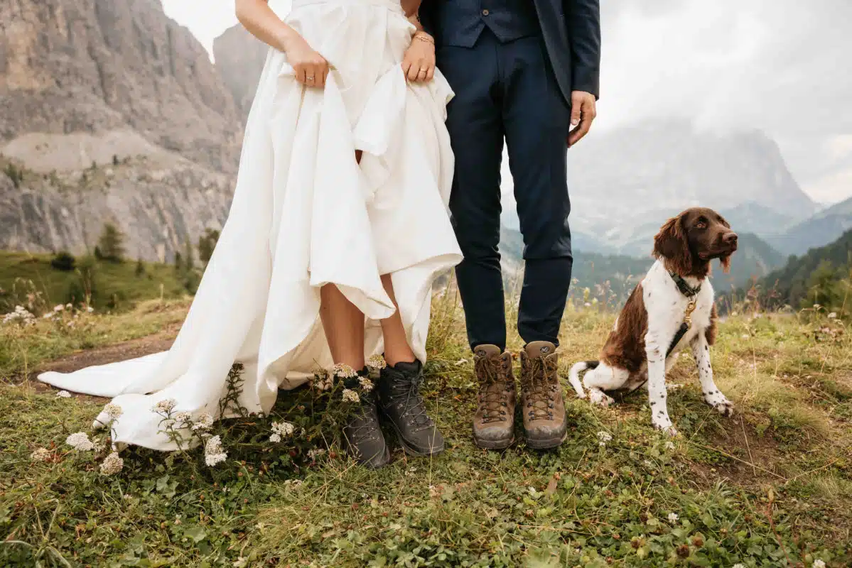 Shooting d'inspiration mariage dans les Dolomites