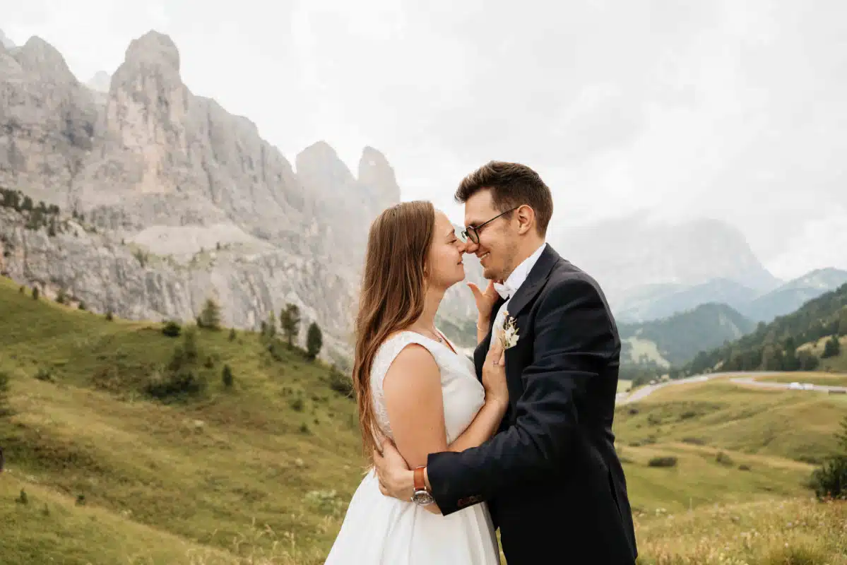 Shooting d'inspiration mariage dans les Dolomites