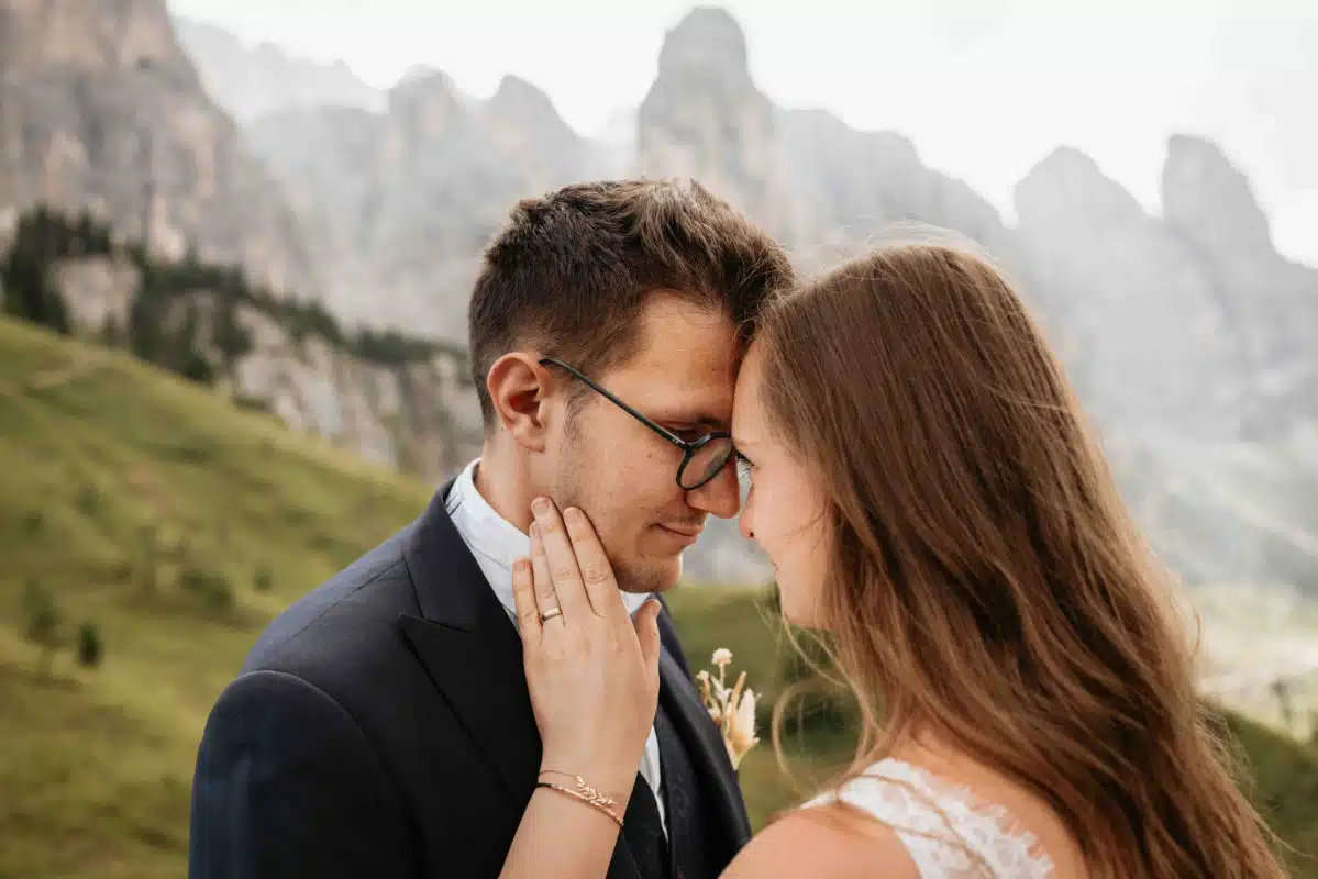 Shooting d'inspiration mariage dans les Dolomites