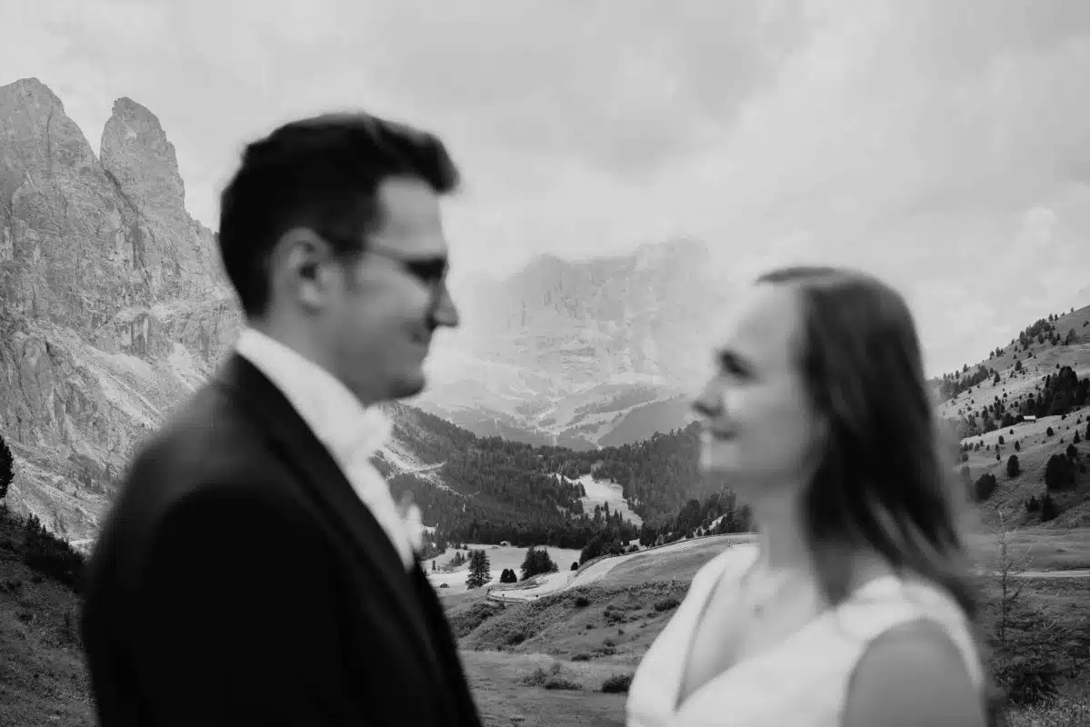 Shooting d'inspiration mariage dans les Dolomites