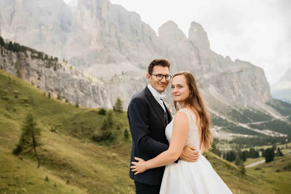 Shooting d'inspiration mariage dans les Dolomites