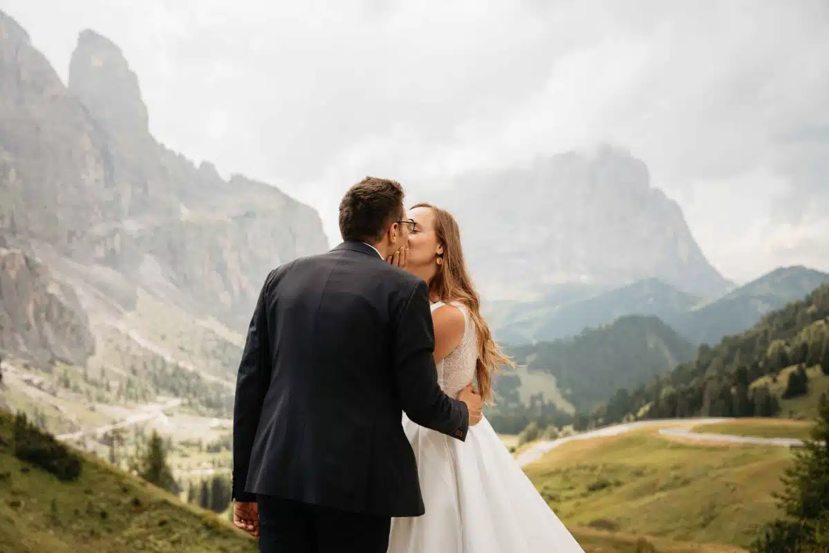Shooting d'inspiration mariage dans les Dolomites