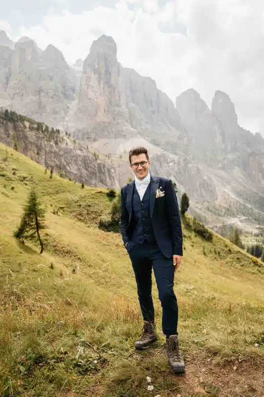 Shooting d'inspiration mariage dans les Dolomites