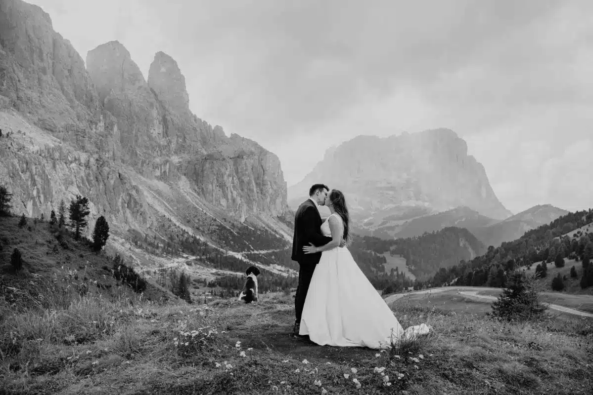 Shooting d'inspiration mariage dans les Dolomites