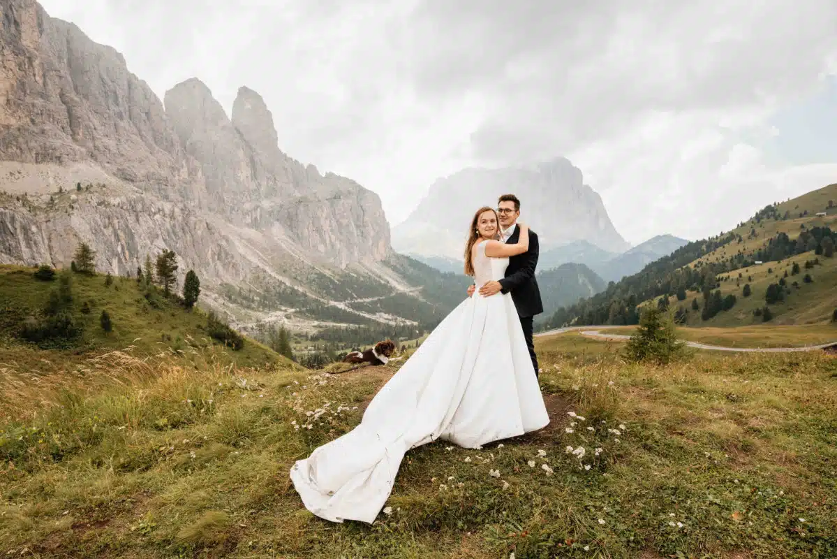 Shooting d'inspiration mariage dans les Dolomites