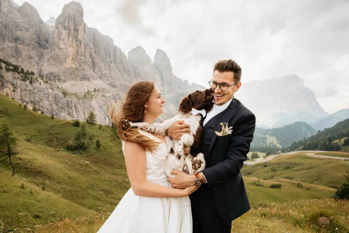 Shooting d'inspiration mariage dans les Dolomites