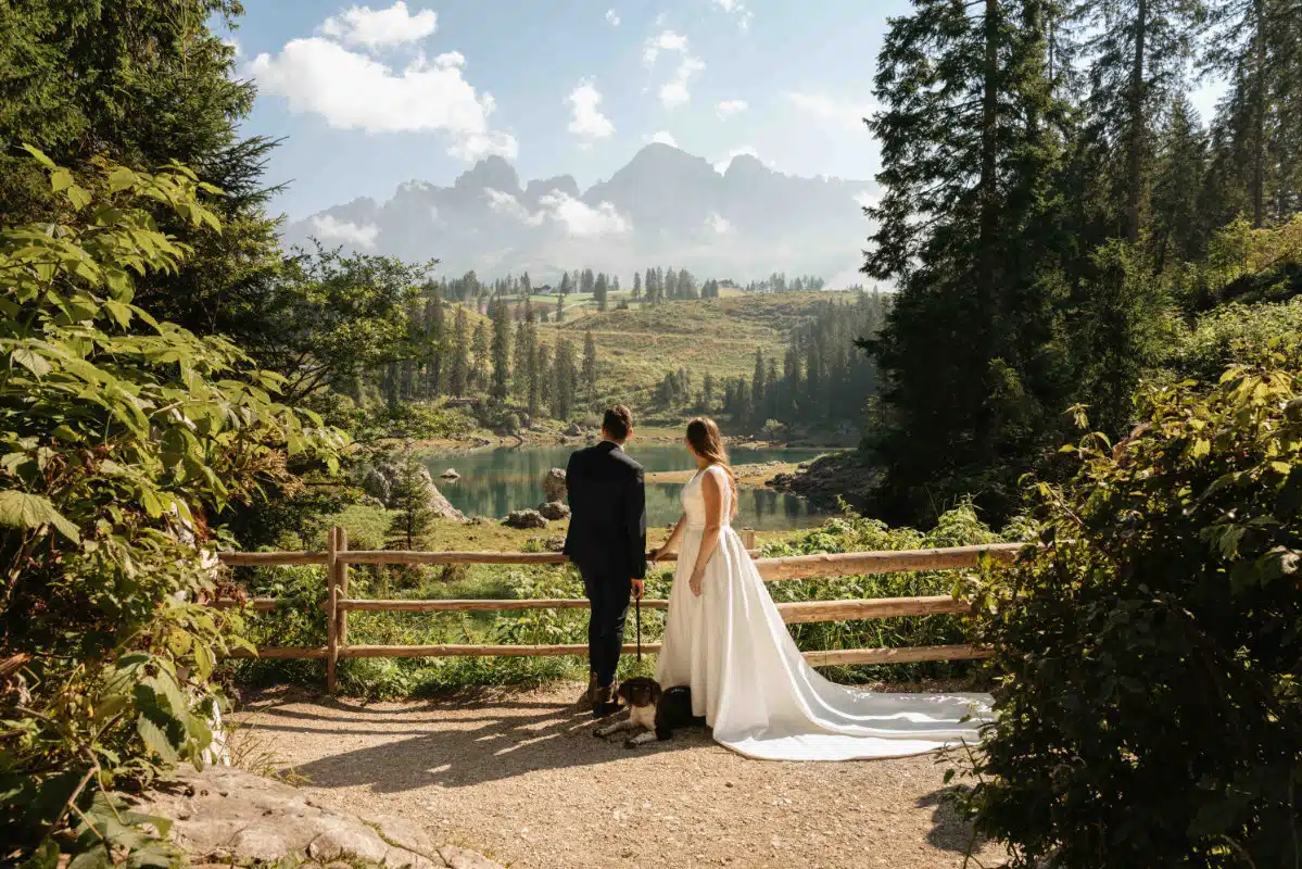 Shooting d'inspiration mariage dans les Dolomites