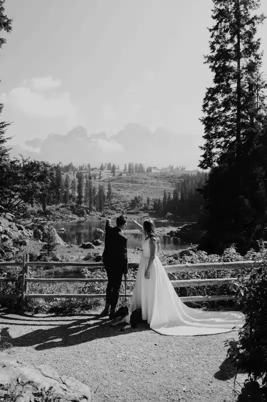 Shooting d'inspiration mariage dans les Dolomites