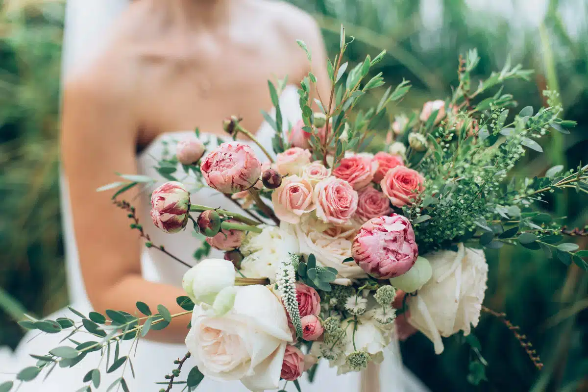 Un bouquet de mariée champêtre