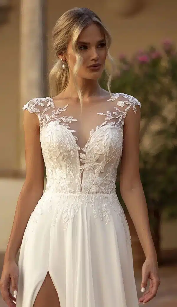 Robe de mariée bohème à Toulouse – Monica Mariage, sur-mesure