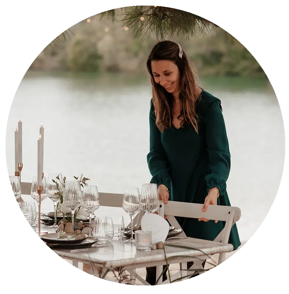 Déborah Jeanpetit, Wedding Planner et Designer pour La Perle