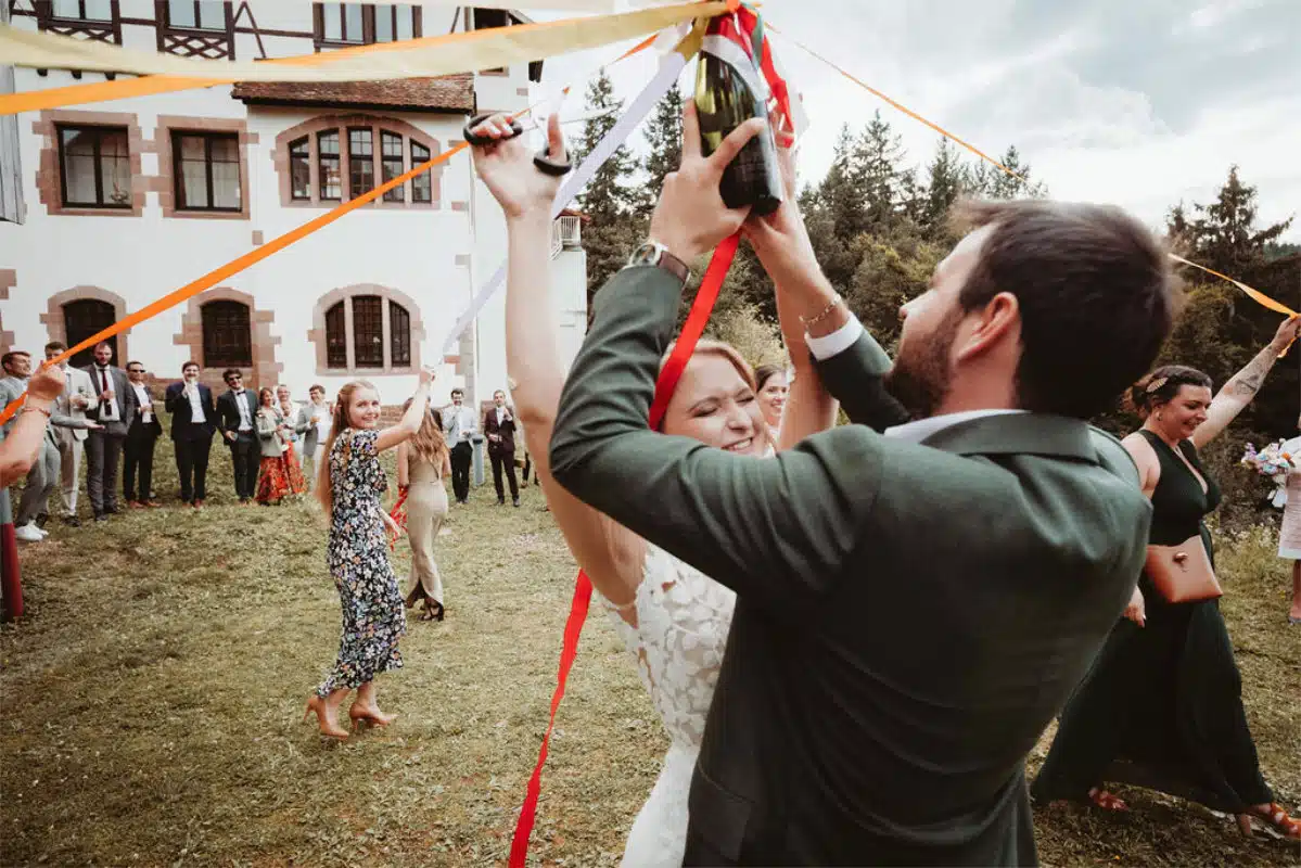 Le mariage de Charlotte et Korentin au manoir de Schaentzel en Alsace