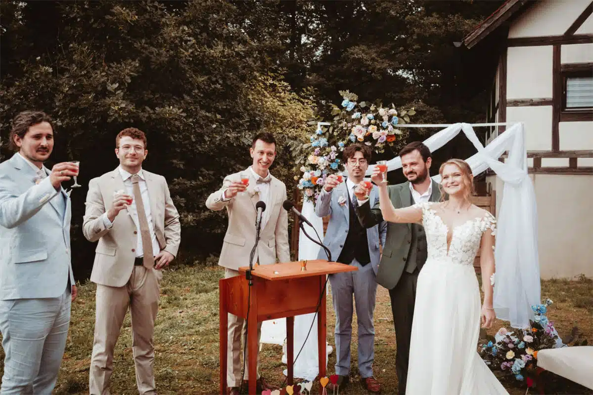 Le mariage de Charlotte et Korentin au manoir de Schaentzel en Alsace