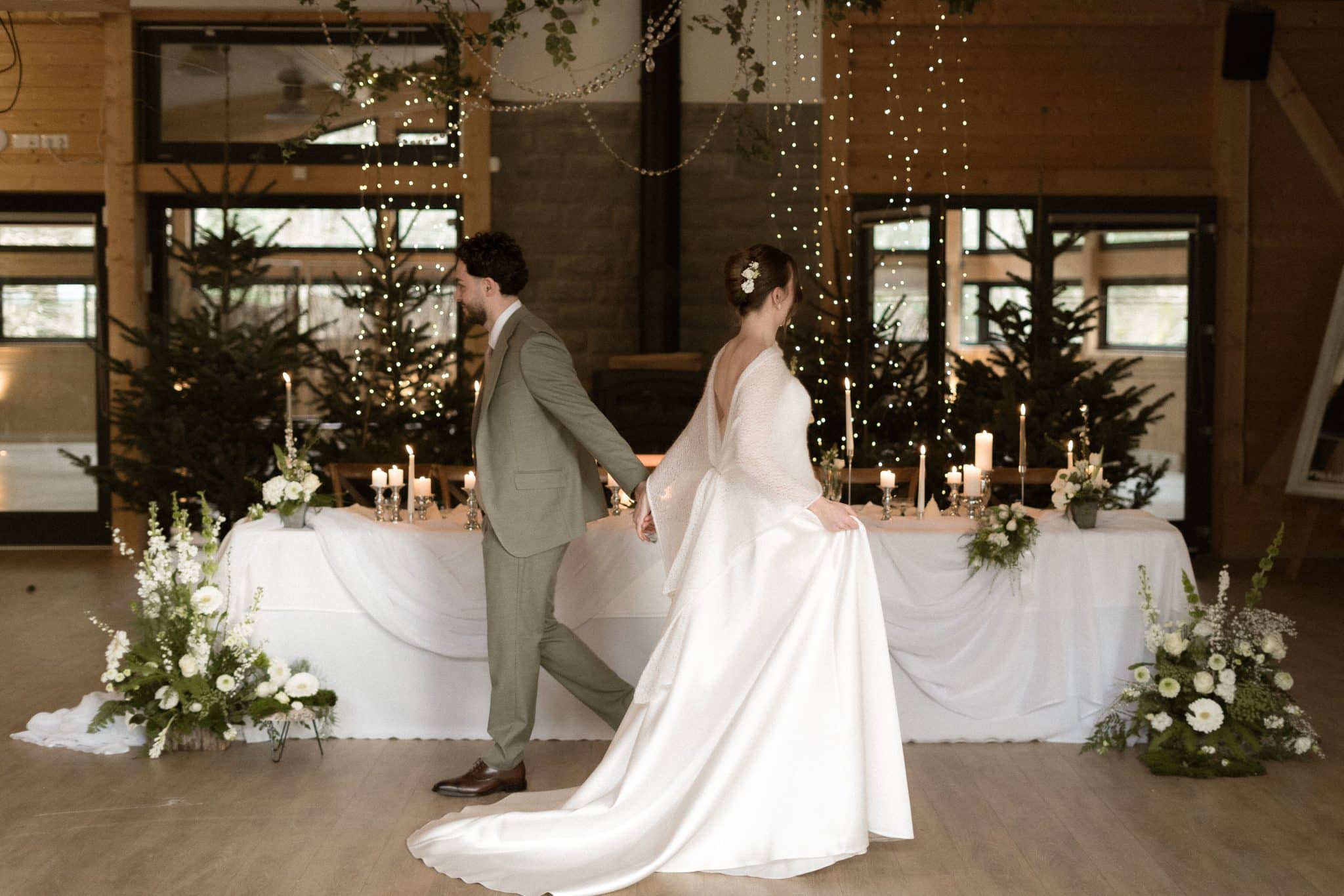 Un shooting d'inspiration mariage hivernal