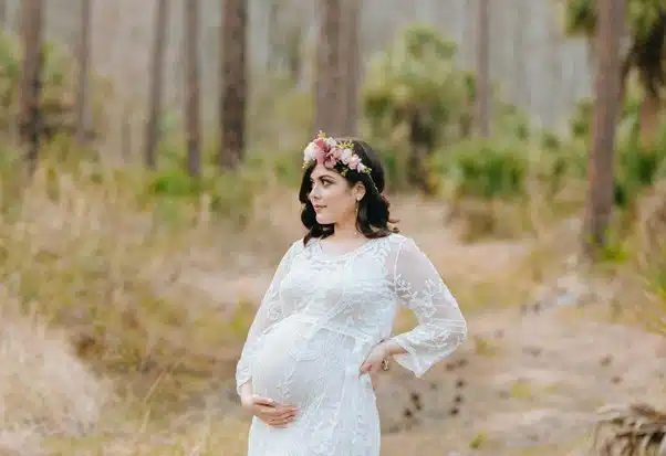 Une future mariée enceinte