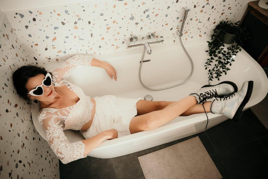 Shooting d'inspiration mariage Rock love story