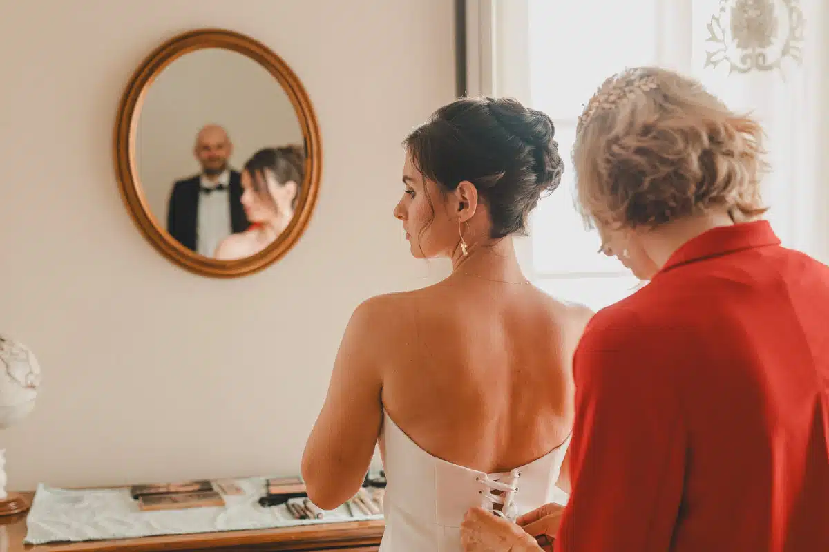 Shooting d'inspiration mariage au lac de Côme