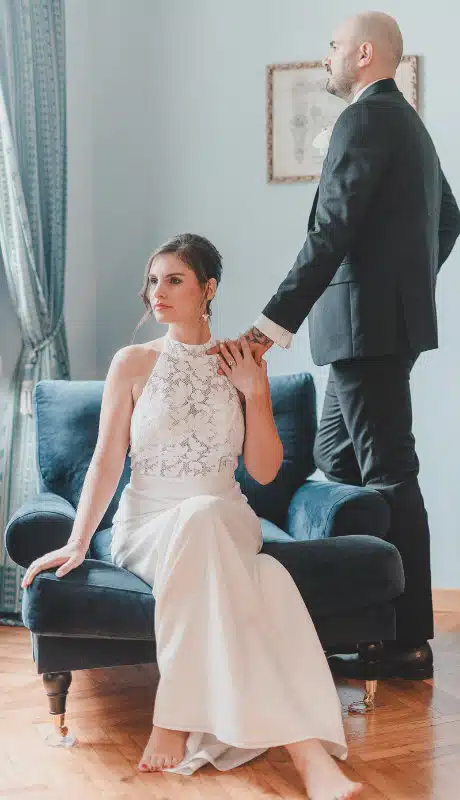 Shooting d'inspiration mariage au lac de Côme