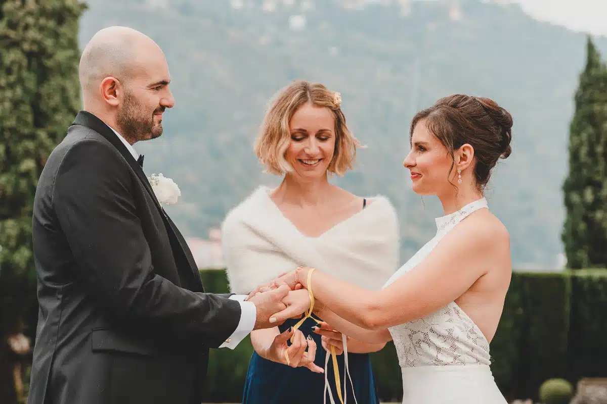 Shooting d'inspiration mariage au lac de Côme