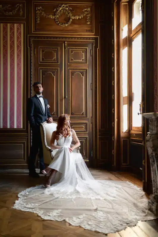 Shooting d'inspiration mariage chic à la française